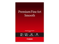 Canon Premium Fine Art FA-SM2 - Glatt - 16,5 mille - A4 (210 x 297 mm) - 310 g/m² - 82 pund - 25 ark fotopapir - for imagePROGRAF PRO-1000, PRO-300; PIXMA PRO-10S 1711C011