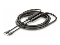 StarTech.com 3m (10ft) Active USB-C Cable, USB 3.2 Gen 2 10Gbps, Long USB Type-C Data Transfer Cable, 60W Power Delivery, 8K 60Hz, DP 1.4 Alt Mode w/HBR3/HDR10/MST/DSC 1.2/HDCP 2.2 - USB C to C cable (UCC-3M-10G-USB-CABLE) - USB-kabel - 24 pin USB-C (hann) til 24 pin USB-C (hann) - USB 3.0 / USB 3.1 / USB 3.2 Gen 2 - 3 m - aktiv, USB Power Delivery (60W), 8K 60Hz støtte - svart UCC-3M-10G-USB-CABLE
