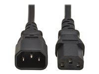 PDU Power Cord, C13 to C14 - 10A, 250V, H05VV-F, 3M, Black P004-03M-EU