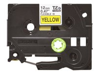 Brother TZe-FX631 - Svart på gult - Rull (1,2 cm x 8 m) 1 kassett(er) fleksibel ID-tape - for Brother PT-D210, D600, H110; P-Touch PT-1005, D410, D450, D460, D610, E310, E550, H110 TZEFX631