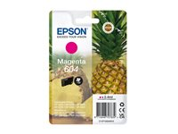 Epson 604 Singlepack - 2.4 ml - magenta - original - blister - blekkpatron - for Expression Home XP-2200, 2205, 3200, 3205, 4200, 4205; WorkForce WF-2910, 2930, 2935, 2950 C13T10G34010