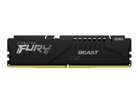 Kingston FURY Beast - DDR5 - modul - 8 GB - DIMM 288-pin - 5600 MT/s / PC5-44800 - CL36 - 1.25 V - ikke-bufret - on-die ECC - svart KF556C36BBE-8