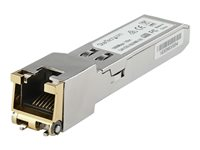 StarTech.com Cisco GLC-TE Compatible Module, 1000BASE-T Copper Industrial Gigabit Ethernet Transceiver, SFP to RJ45 Cat6/Cat5e 100m Extended Temp, Cisco Firepower, IE 2000, C9500, C2960 - Lifetime Warranty (GLCTEST) - SFP (mini-GBIC) transceivermodul (tilsvarer: Cisco GLC-TE) - 1GbE - 1000Base-T - RJ-45 - opp til 100 m GLCTEST