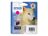 Epson T0963 - 11.4 ml - livlig magenta - original - blister - blekkpatron - for Stylus Photo R2880 C13T09634010