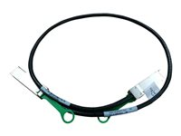 HPE X240 Direct Attach Copper Cable - Direkte 100GBase-koblingskabel - QSFP28 (hann) til QSFP28 (hann) - 1 m - for Apollo 4200, 4200 Gen10; FlexFabric 12900E 36, 12XXX, 5930 2QSFP+, 5930 32, 5930 4-slot JL271A