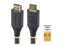 StarTech.com 1.5m (4.9ft) Premium Certified High Speed HDMI Cable, 4K60Hz - Premium High Speed - HDMI-kabel med Ethernet - HDMI hann til HDMI hann - 1.5 m - svart - passiv, 4K 60Hz støtte HDMI2CABLE-4K60-150C