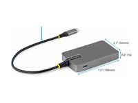 StarTech.com - Hub - 4 x USB 3.2 Gen 1 + 1 x USB-C + 1 x USB-C 3.2 Gen 1 - stasjonær 5G4AC-USB-C-HUB