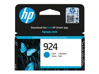 HP 924 - cyan - original - Officejet - blekkpatron 4K0U3NE#301