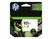 HP 951XL - 17 ml - Høy ytelse - gul - original - blekkpatron - for Officejet Pro 251dw, 276dw, 8100, 8600, 8600 N911a, 8610, 8615, 8620, 8625, 8630 CN048AE#301