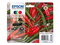 Epson 503XL Multipack - 4-pack - XL - svart, cyan, magenta, gul - original - blister - blekkpatron - for Expression XP-5205; Expression Home XP-5200; WorkForce WF-2965DWF C13T09R64010