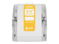 Brother CZ-1003 - Rull (1,9 cm x 5 m) 1 rull(er) sammenhengende etiketter - for Brother VC-500W CZ1003