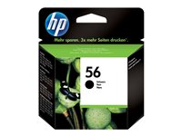 HP 56 - 19 ml - svart - original - blekkpatron - for Deskjet 450, 55XX; Officejet 6110; Photosmart 7150, 7350, 7550; psc 21XX, 2210 C6656AE#UUQ