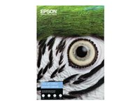Epson Fine Art II - Bomull - glatt matt - 490 mikroner - naturlig hvitt - A2 (420 x 594 mm) - 300 g/m² - 25 ark klutepapir C13S450269NQ