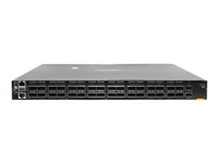 HPE Aruba CX 9300-32D 32-port 100/200/400G QSFP-DD 2-port 10G SFP+ Switch - Switch - L3 - Styrt - 32 x 100/200/400 Gigabit QSFP-DD + 2 x 1 Gigabit / 10 Gigabit SFP+ - front til bakside-luftflyt - rackmonterbar - BTO R9A29A#ABB