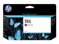 HP 745 - 130 ml - magenta - original - DesignJet - blekkpatron - for DesignJet Z2600 PostScript, Z5600 PostScript F9J95A