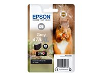 Epson 478XL - 11.2 ml - høykapasitets - grå - original - blekkpatron - for Expression Home HD XP-15000 C13T04F64010