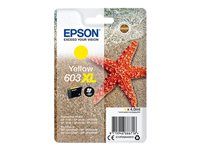 Epson 603XL - 4 ml - XL - gul - original - blister - blekkpatron - for Expression Home XP-2150, 2155, 3150, 3155, 4150, 4155; WorkForce WF-2820, 2840, 2845, 2870 C13T03A44010