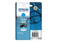 Epson 408 - 14.7 ml - høykapasitets - cyan - original - blister - blekkpatron - for WorkForce Pro WF-C4810DTWF C13T09J24010