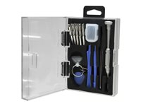 StarTech.com Cell Phone Repair Kit - with Case - Multipurpose - Computer Tool Kit - Electronics Kit - PC Tool Kit (CTKRPR) - Reparasjonsverktøysett for mobiltelefon - 23 deler - inn boks CTKRPR