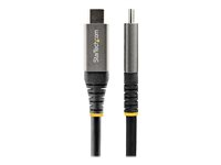StarTech.com 6ft (2m) USB C Cable 5Gbps, High Quality USB-C Cable, USB 3.1/3.2 Gen 1 Type-C Cable, 100W (5A) Power Delivery Charging, DP Alt Mode, USB C to C Cord, Charge & Sync - Thunderbolt 3 Compatible (USB315CCV2M) - USB-kabel - 24 pin USB-C (hann) til 24 pin USB-C (hann) - USB 3.1 Gen 2 / Thunderbolt 3 / DisplayPort 1.4 - 2 m - USB Power Delivery (5 A, 100 W), 8K 30Hz støtte - grå, svart - for P/N: DK30C2DAGPD, DK30C2HAGPD USB315CCV2M