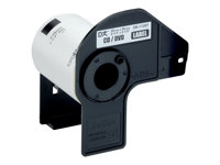 Brother DK-11207 - Svart på hvitt - 100 CD/DVD etiketter - for Brother QL-1050, 1060, 1110, 500, 550, 560, 570, 580, 600, 650, 700, 710, 720, 820 DK11207