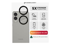 ZAGG InvisibleShield Glass Elite - Linsebeskytter for mobiltelefon - svart - for Samsung Galaxy Edge 200118629