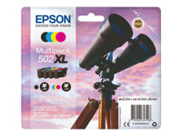 Epson 502XL Multipack - 4-pack - pigmentert svart, gul, cyan, magenta - original - postbar - blekkpatron - for Expression Home XP-5100, 5105, 5150, 5155; WorkForce WF-2860, 2865, 2880, 2885 C13T02W64510