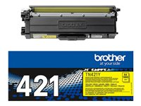Brother TN421Y - Gul - original - tonerpatron - for Brother DCP-L8410CDW, DCP-L8410CDWT, HL-L8360CDWMT, MFC-L8690CDW, MFC-L8900CDW TN421Y