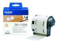 Brother DK-11209 - Svart på hvitt - 800 adresselapper - for Brother QL-1050, 1060, 1110, 500, 550, 560, 570, 580, 600, 650, 700, 710, 720, 820 DK11209